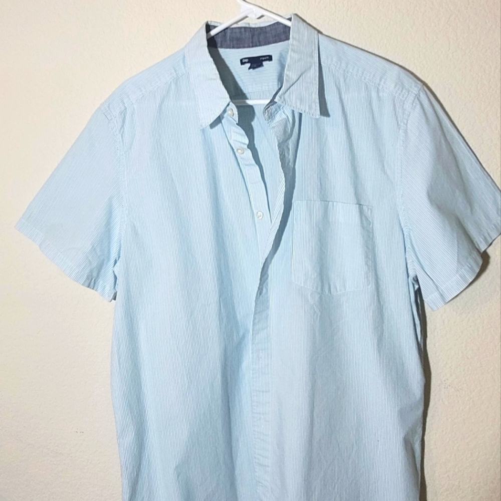 Gap Original Fit Button Up Blue Shirt shirt xl‎ 17-17 1/2